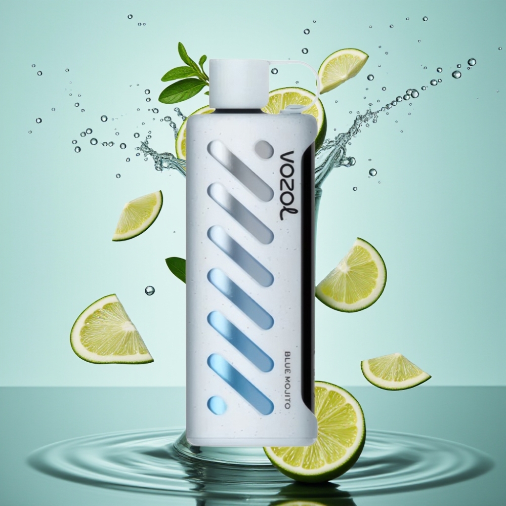 VOZOL Gear Shisha 25000 Puffs S.i.L.C Tech Dual Mesh Mojito Azul