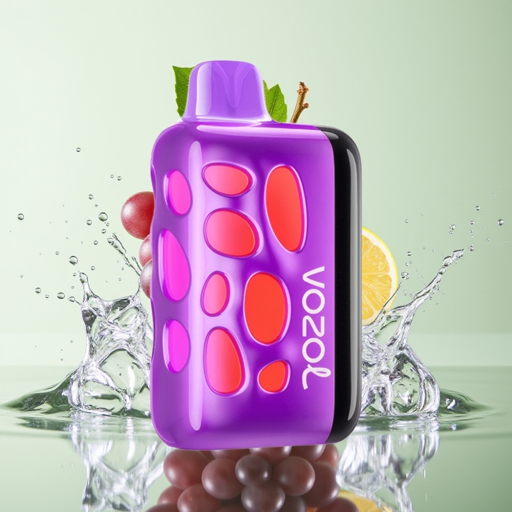 VOZOL RAVE 40000 Recarregável 80% em 20 Min Batida Sincronizada Uva Gelada
