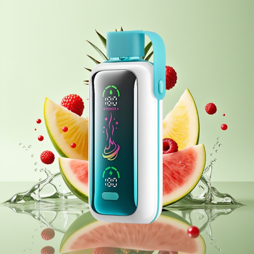 VOZOL Star 20000 Puffs 2.2" Tela HD Dual Mesh 650mAh Framboesa Maçã Melancia Abacaxi