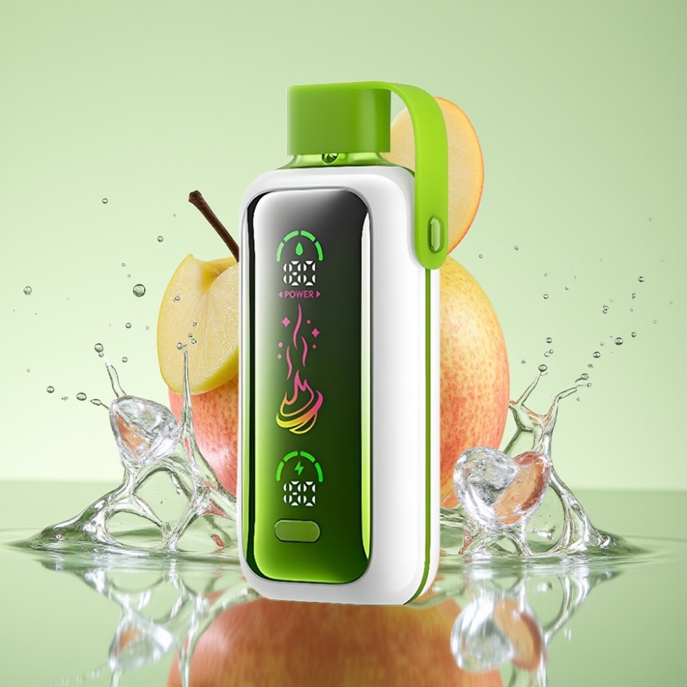 VOZOL Star 20000 Puffs Dupla Maçã Ice Tela Espelho HD 2.2" Bateria 650mAh Dual Mesh
