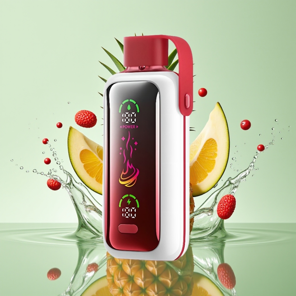 VOZOL Star 20000 Puffs Tela Espelho HD 2.2" Dual Mesh 650mAh Explosão Tropical