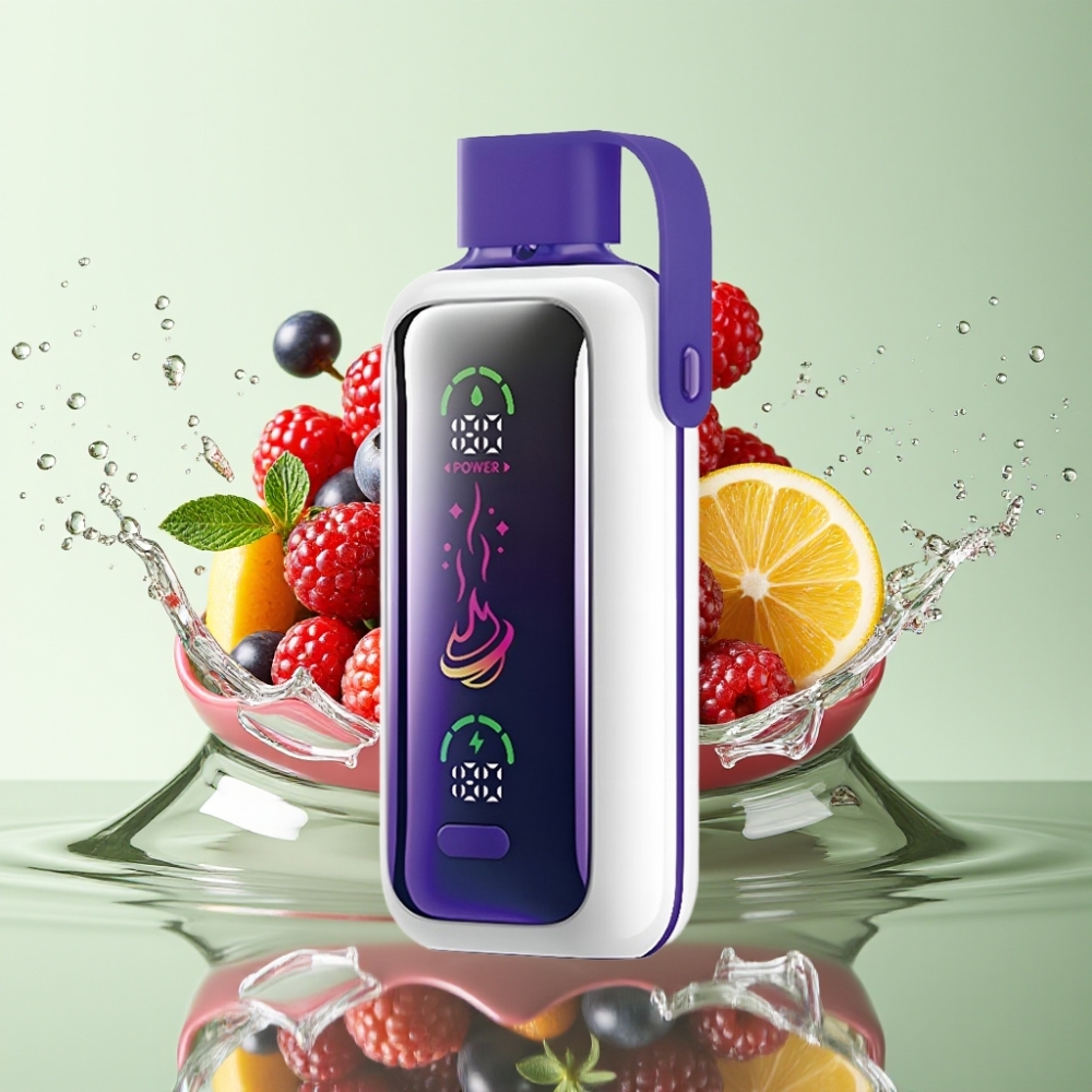 VOZOL Star 20000 Puffs Tela Espelho HD 2.2" Dual Mesh 650mAh Frutas Silvestres