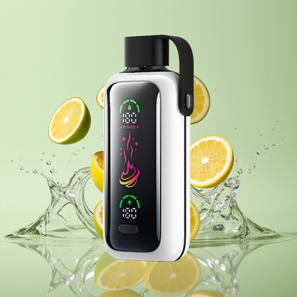VOZOL Star 20000 Puffs Tela Espelho HD 2.2" Dual Mesh Bateria 650mAh Limão Perfumado
