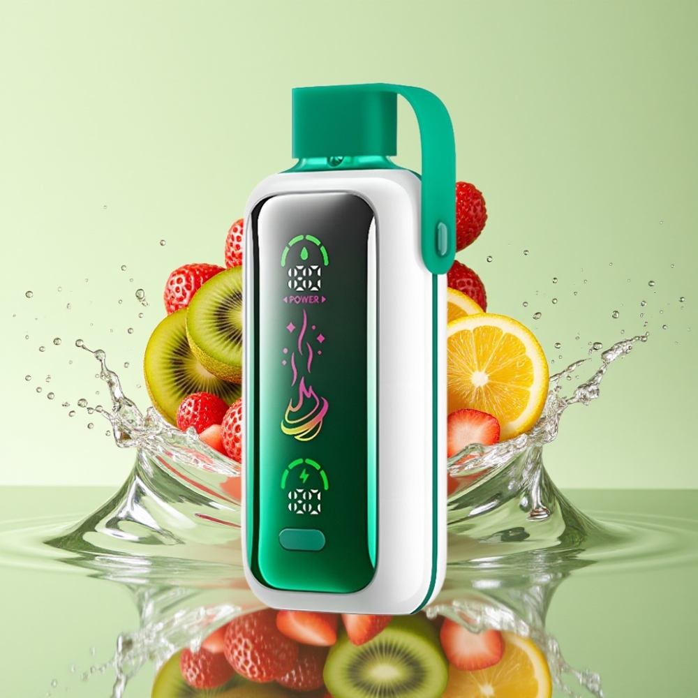 VOZOL Star 20000 Puffs Tela Espelho HD 2.2" Dual Mesh Morango Kiwi