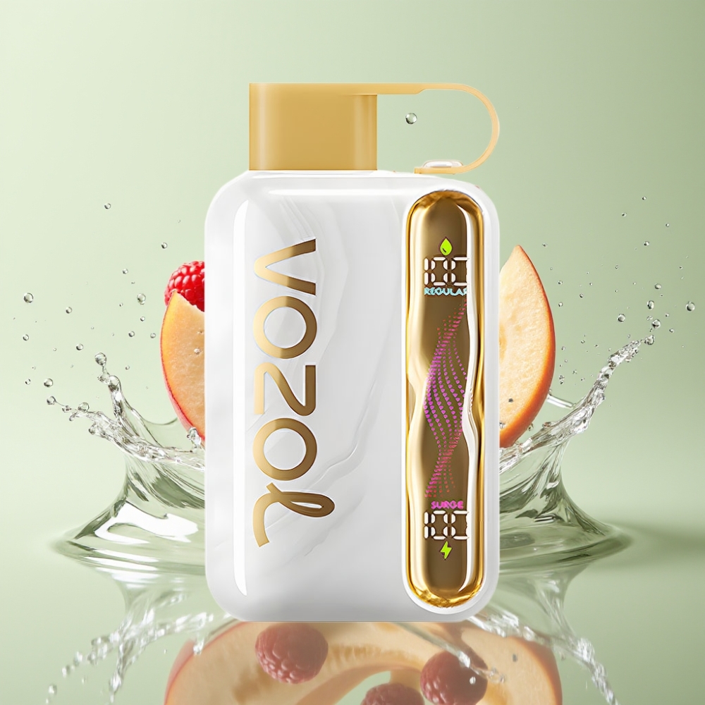 VOZOL STAR 40000 Puffs 1000mAh Tipo-C Pêssego Branco Framboesa