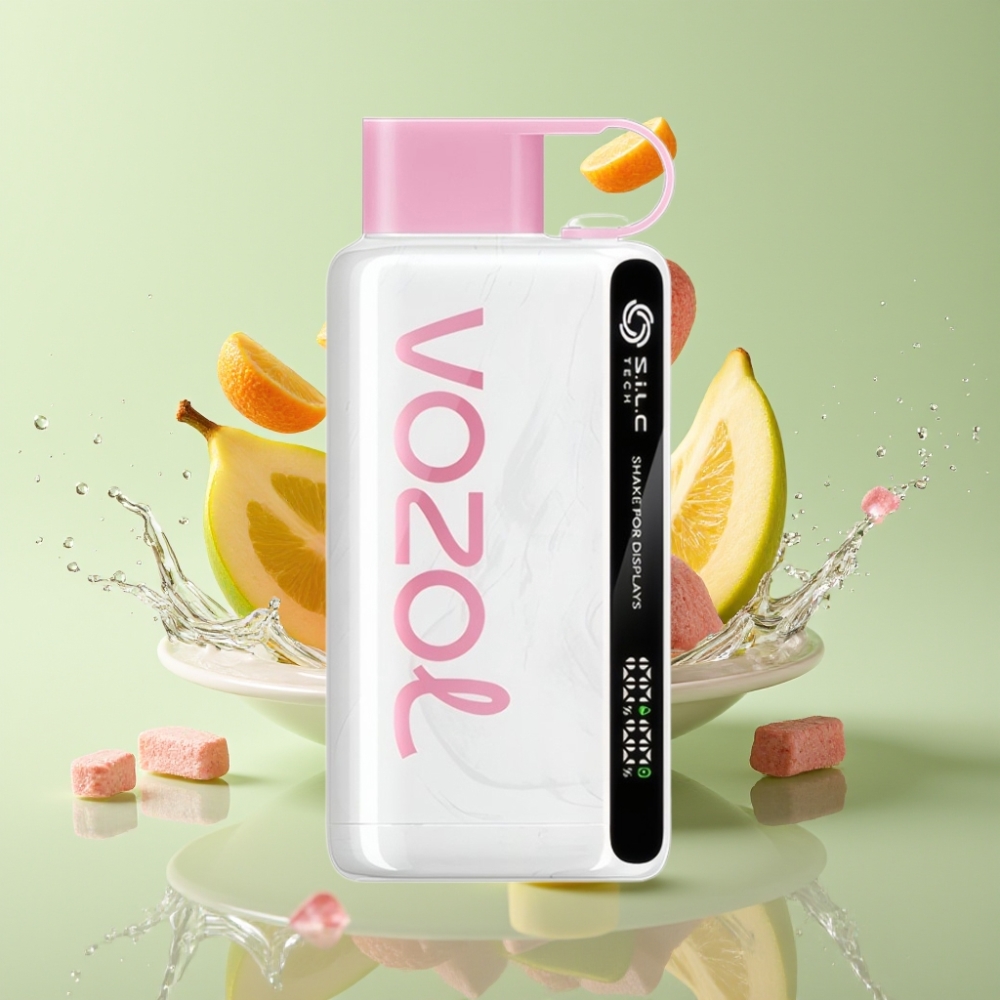 VOZOL STAR 9000/12000 Creme de Doces Sacudir para Mostrar Reciclado Carga Rápida 650mAh