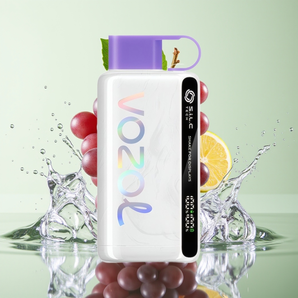 VOZOL STAR 9000/12000 Disposable Vape Gelo de Uva com S.i.L.C TECH e 650mAh