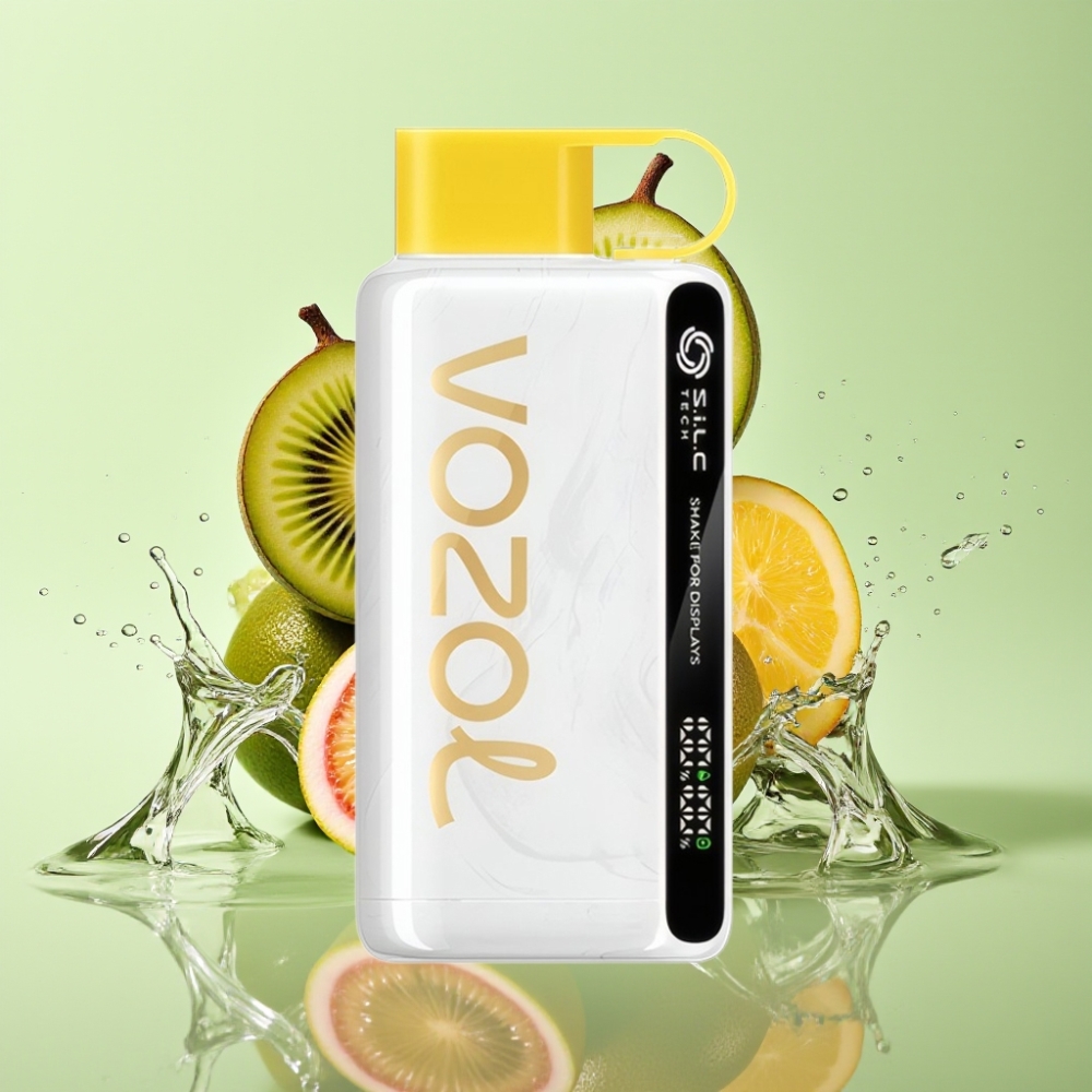 VOZOL STAR 9000/12000 Disposable Vape Kiwi Maracujá Goiaba com S.i.L.C TECH e Recarga Rápida 30%