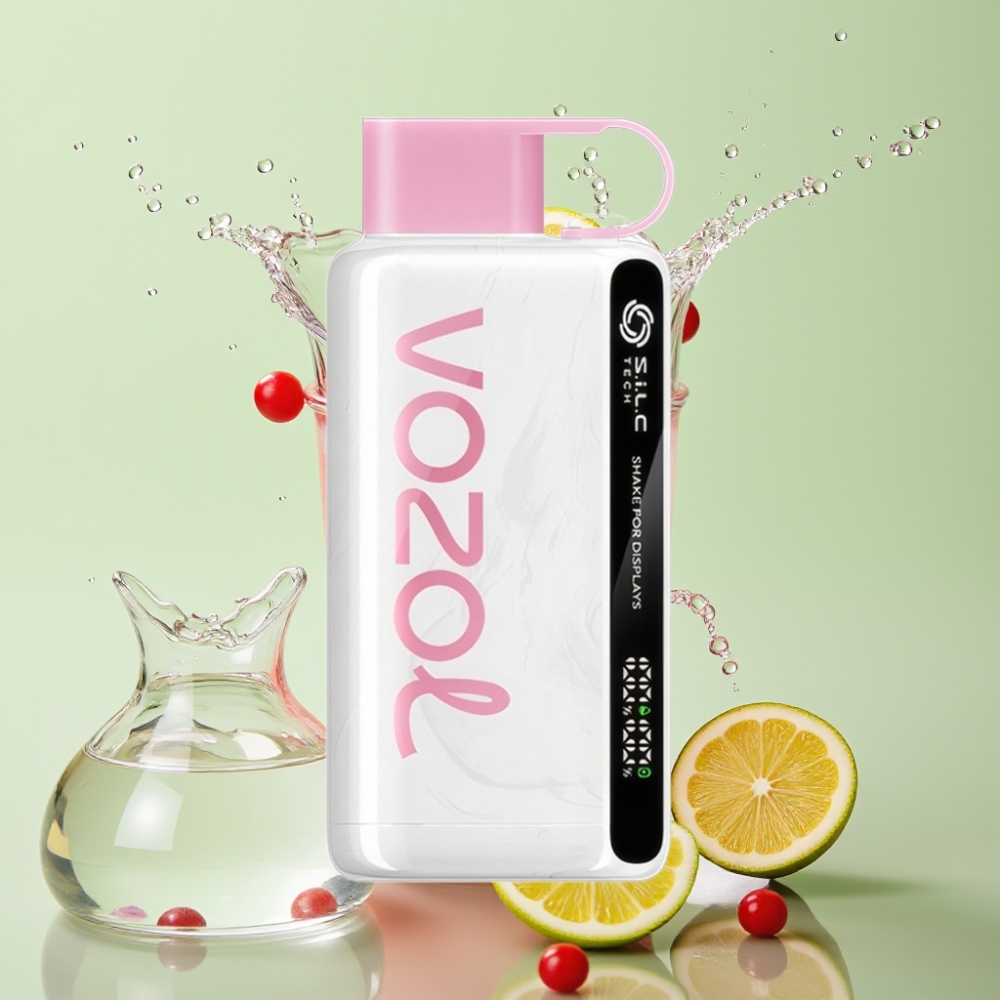 VOZOL STAR 9000/12000 Disposable Vape Limonada Rosa Reciclável 650mAh Carga Rápida