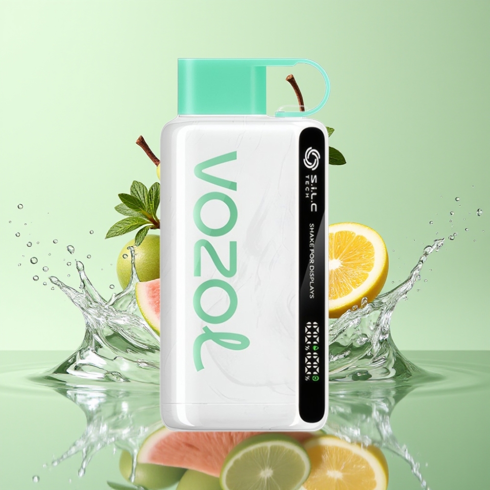 VOZOL STAR 9000/12000 Disposable Vape Menta Fresca com S.i.L.C TECH e Recarga 30% Mais Rápida
