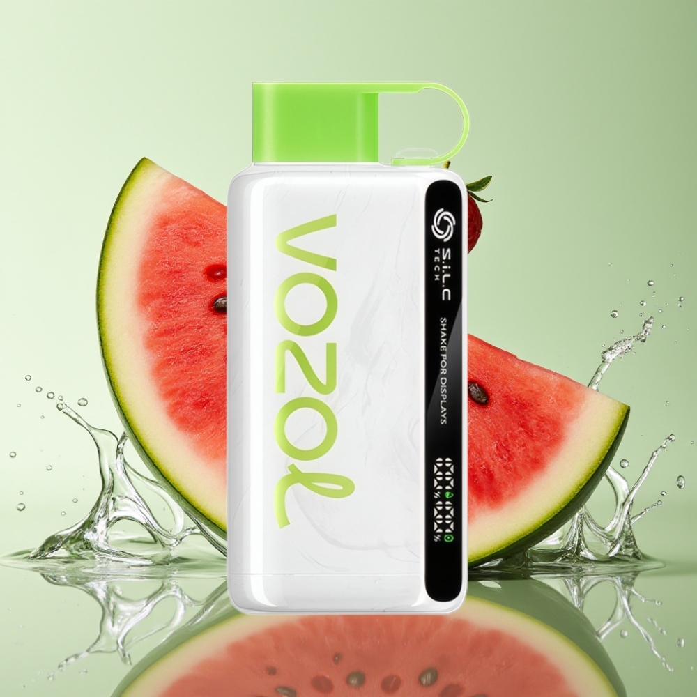 VOZOL STAR 9000/12000 Disposable Vape Morango Melancia com S.i.L.C TECH e Recarga 30% Mais Rápida