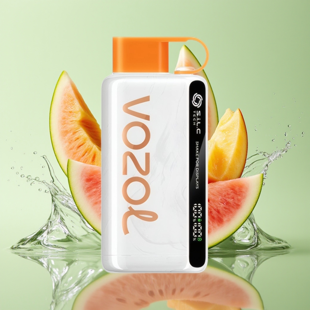 VOZOL STAR 9000/12000 Puffs Reciclado S.i.L.C TECH Pêssego Manga Melancia