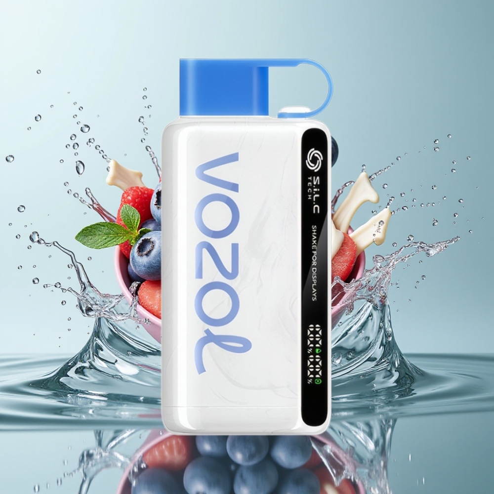 VOZOL STAR 9000/12000 Tempestade de Mirtilo Reciclado 650mAh Carga Rápida S.i.L.C TECH