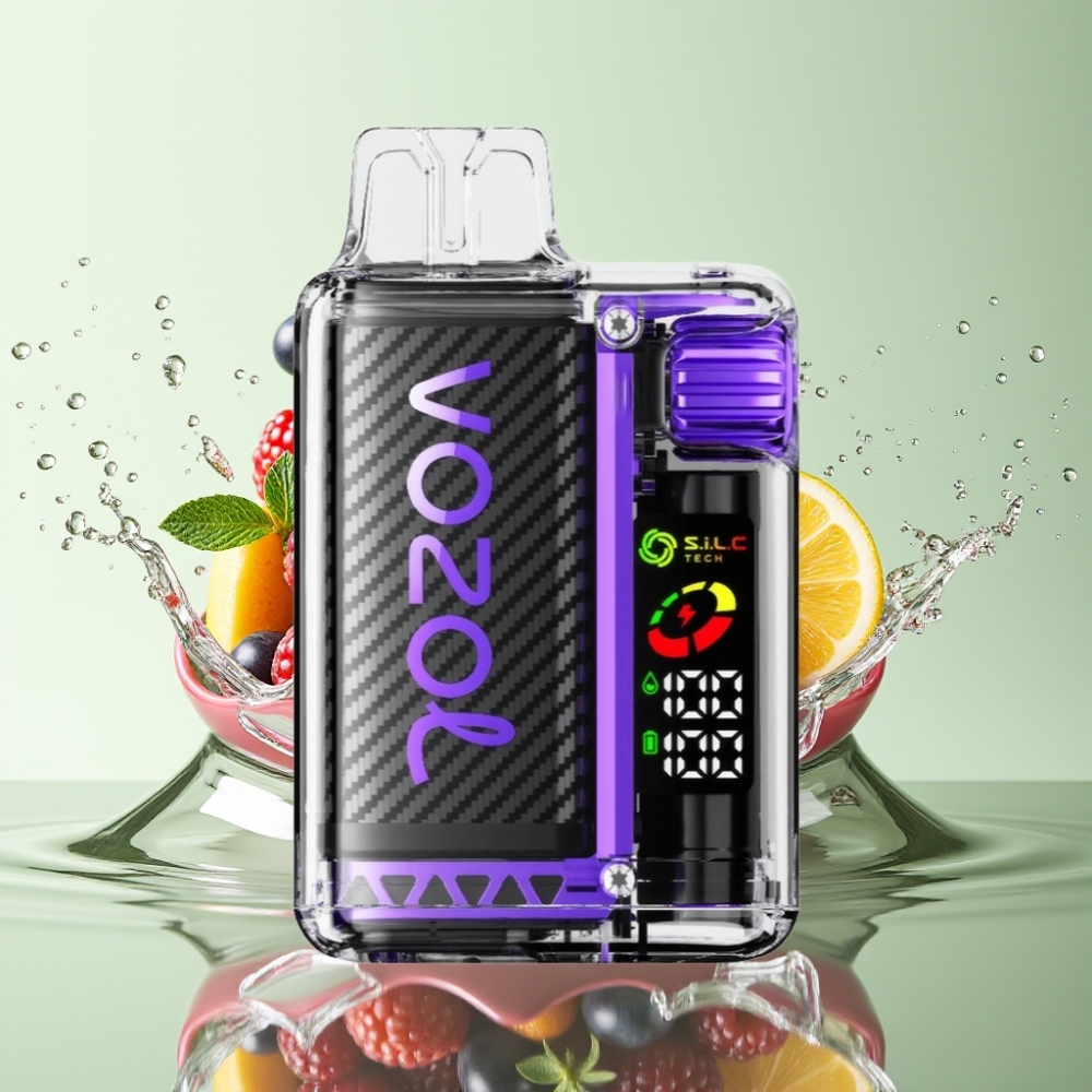 VOZOL Vista 20000 Puffs Bateria Recarregável 650mAh Resistência Dual Mesh Sabor Frutas Silvestres