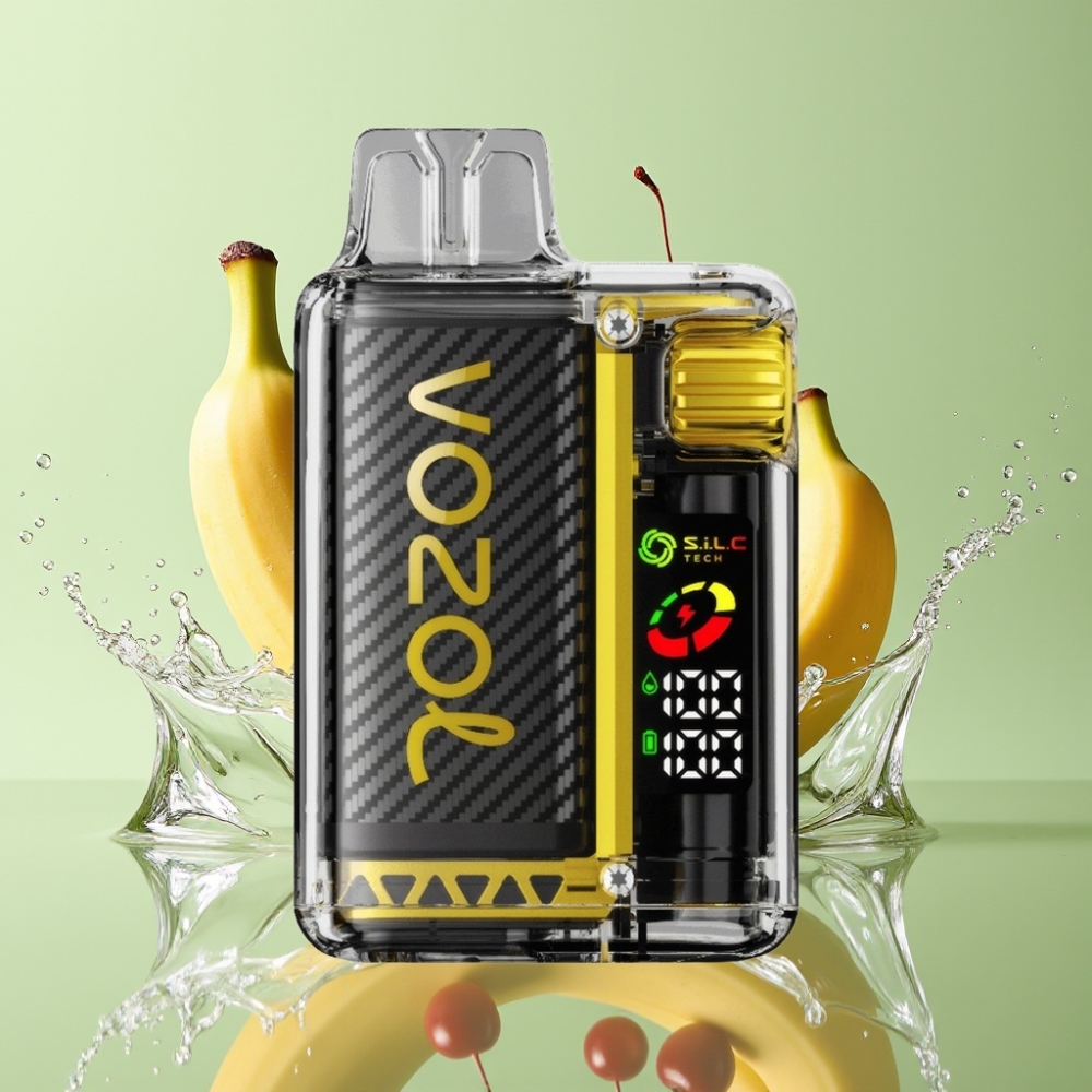 VOZOL Vista 20000 Puffs Recarregável Bateria 650mAh Tela OLED Sabor Fruta Dragão Banana Cereja