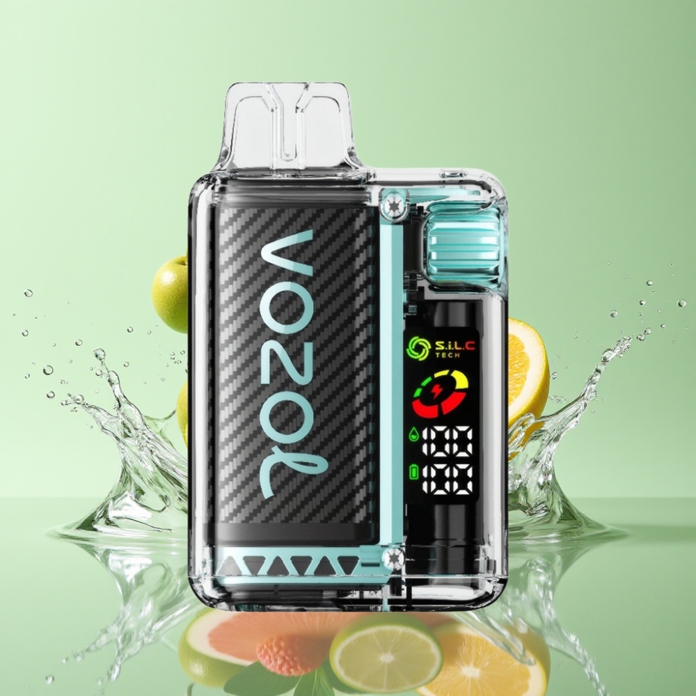 VOZOL Vista 20000 Puffs Recarregável Bateria 650mAh Tela OLED Sabor Menta Miami